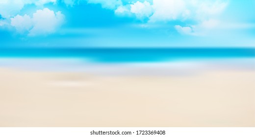 Sea wave summer sky background