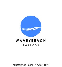 Sea Wave surfing logo design inspiration