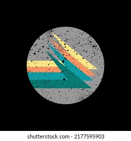 ilustración vectorial de símbolo de onda marina