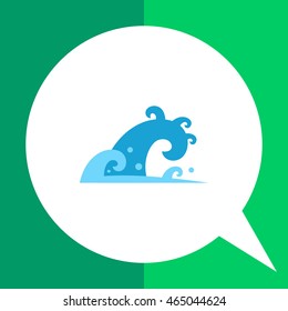 Sea Wave Vector Icon