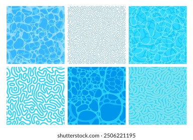 Sea waves abstract backgrounds. Turquoise rippled water texture background