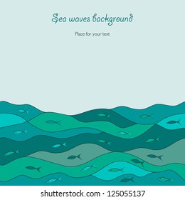 sea waves background