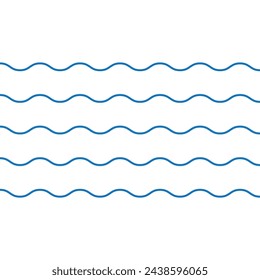 sea waves background. Waves pattern. Vector template, eps10