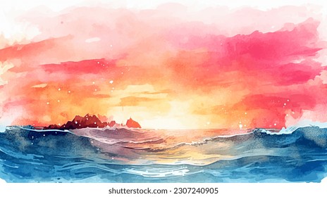 Sea, waves, clouds, ocean, sky