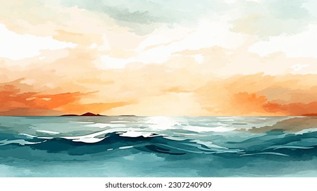 Sea, waves, clouds, ocean, sky