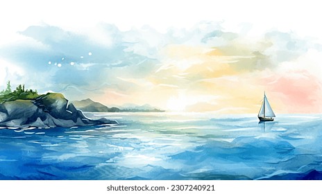 Sea, waves, clouds, ocean, sky