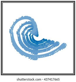 Sea waves. For coloring pages, backgrounds, fabric.