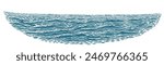 Sea waves. Editable hand drawn illustration. Vector vintage engraving. Isolated on white background. 8 EPS
