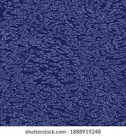 Sea waves. Hand drawn engraving. Editable vector vintage illustration. Seamless wallpaper pattern. 8 EPS