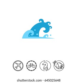 Sea Waves Icon