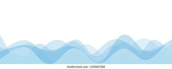 Fondo de textura de la ilustración de las olas del mar con espacio de copia. Fondo plano