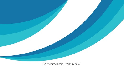 Sea waves layer vector background illustration. Sea beach vector illustration.
