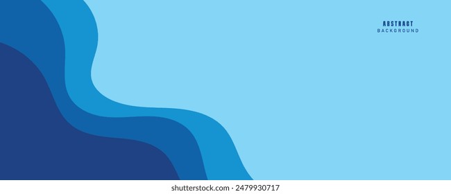 Sea waves layered vector background illustration and sea beach vector illustration.
