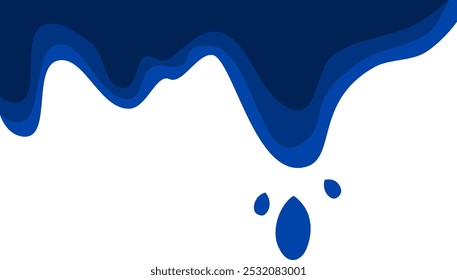 Sea waves layered vector background illustration and sea beach vector illustration. Water droplets, water melt for background usage.
