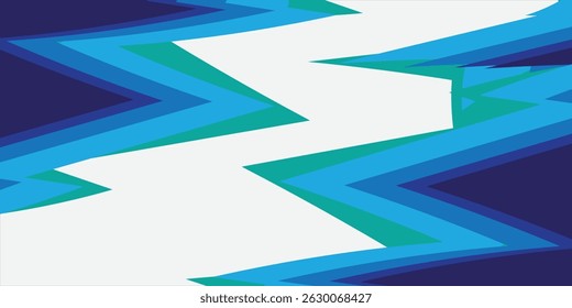 Meereswellen geschichtete Vektorhintergrund Illustration und Meer Strand modern	