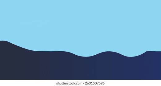 Ondas marítimas ilustração de fundo de vetor em camadas e ilustração de vetor de praia do mar.eps10