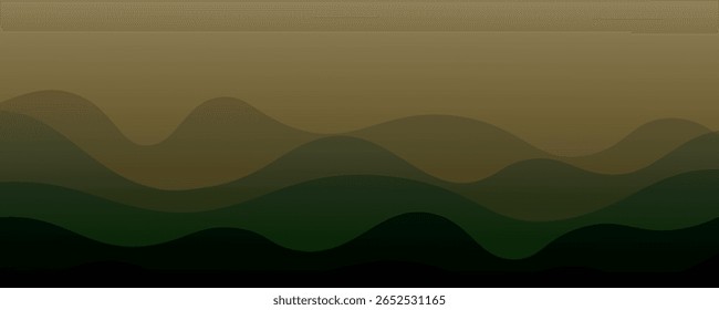 Sea waves layered vector background illustration and sea beach vector illustration.
