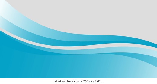 Sea waves layered vector background illustration and sea beach vector illustration.
