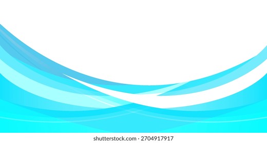 Ondas marítimas ilustração em camadas de vetor de fundo e ilustração de vetor de praia do mar.