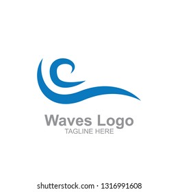 Sea and waves logo