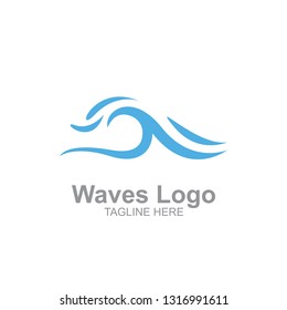Sea and waves logo