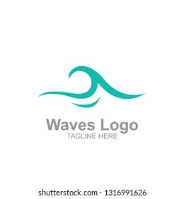 Sea and waves logo