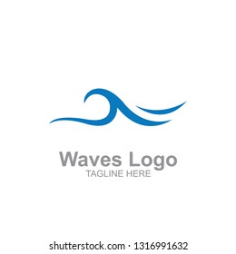 Sea and waves logo