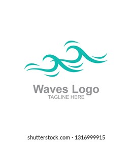 Sea and waves logo