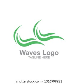 Sea and waves logo