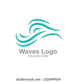 Sea and waves logo