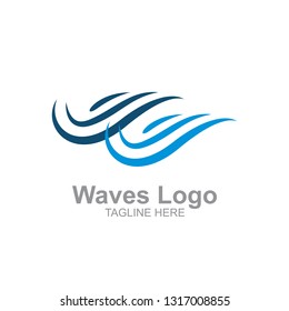 Sea and waves logo