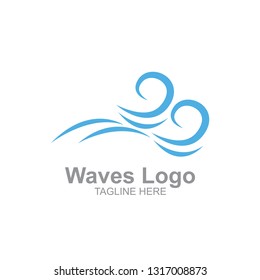 Sea and waves logo