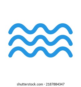 Sea Waves. Sea and ocean icon. Vector.