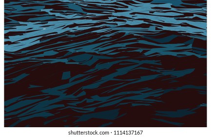 sea waves vector