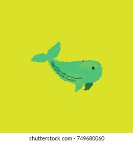 Sea Wheal in Hatching style