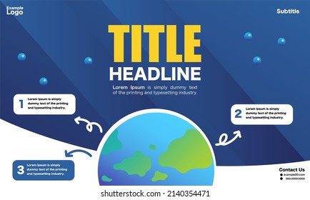 Sea or World Infographic Design
