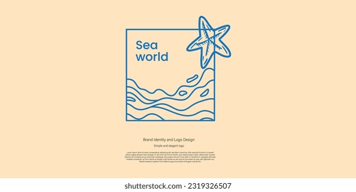 sea world logo design for recreation event or brand