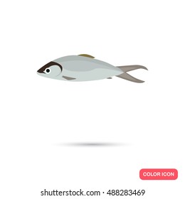 Seabass color flat icon