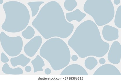 Seabed Seamless pattern realistic stone floor texture stonewall background Vector illustration