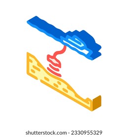 seabed survey petroleum engineer isometric icon vector. seabed survey petroleum engineer sign. isolated symbol illustration