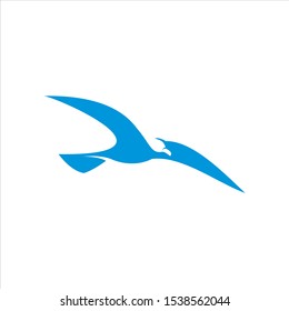 Seabird Maritime Logo Design Sea Gull Silhouette