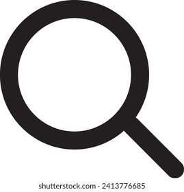 seach user glyph flat vector icon
