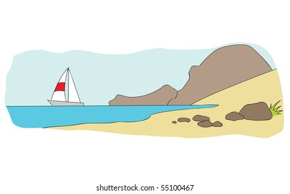 Seacoast panorama