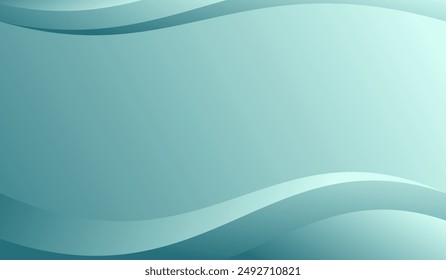 Seafoam green color abstract vector background. Luxury gradient background.