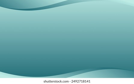 Seafoam green color vector gradation soft background.