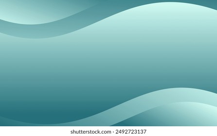 Seafoam green soft abstract gradient background for banners and others.