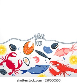 seafood background