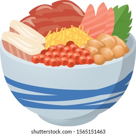 丼もの のイラスト素材 画像 ベクター画像 Shutterstock