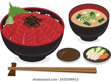 Seafood bowl set meal
Tekka bowl Tuna bowl