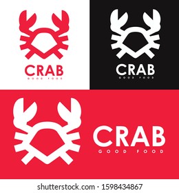 Seafood Crab Lobster Crayfish Prawn Shrimp modren logo design vector 
